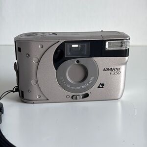 Kodak Silver Film Photography Camera with Compact Design and Integrated Flash